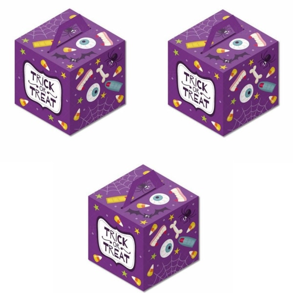 3 st Halloween godislåda Bärbar godislåda - on stock C