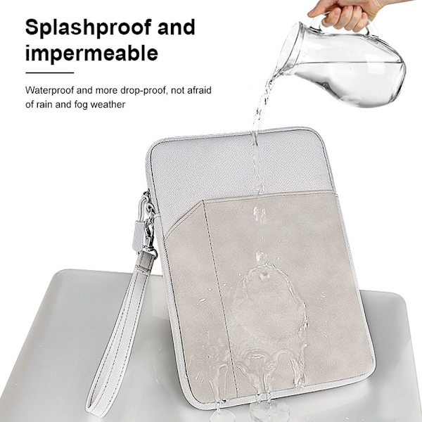 Handväska Tablet Sleeve Case LJUSGRÅ FÖR 9,7-11 TUM - high quality Light Grey For 9.7-11 inch