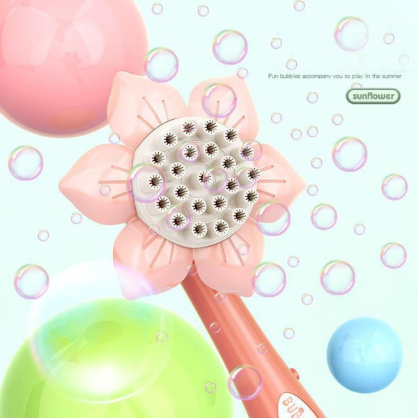 Sunflower Bubble Machine Baby Bubble Gun ROSA - on stock pink
