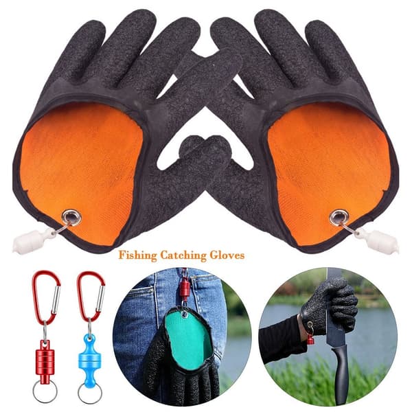 Fishing Catching Gloves Professional Catch Fish LEFT - spot-ale Left