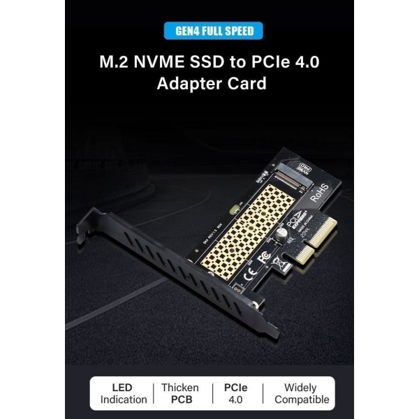 M.2 NVMe SSD NGFF to PCIE X4 adapter