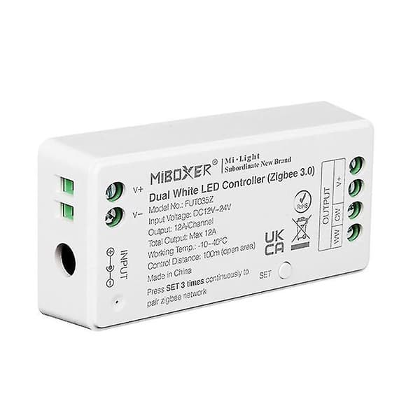 Zigbee3.0 Dobbelt Hvid Controller Dc12-24v App Controller Fut03