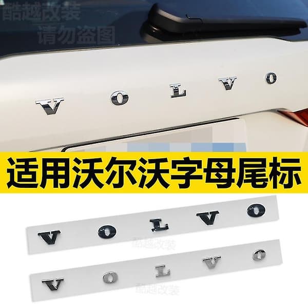 Abs bil bakre bagageutrymme lock emblem logotyp för Vo