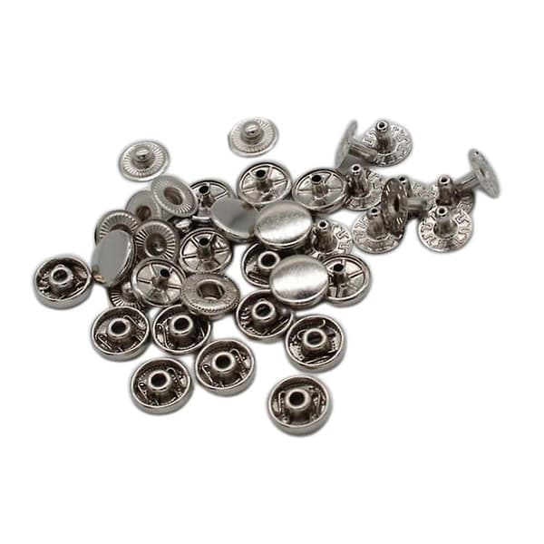 10 set tryckknappar tryckknappar för sömnad jeansjacka kläder 15mm