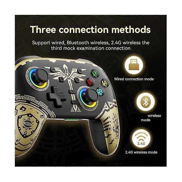 Tears Of The Kingdom Spilcontroller Til Switch Pro Oled Spillekonsol Gamepads Joystick-a
