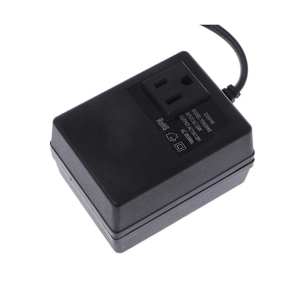 200w AC 220v til 110v Reduser Transformator Konverter Reise Strøm Eu Plugg Adapter