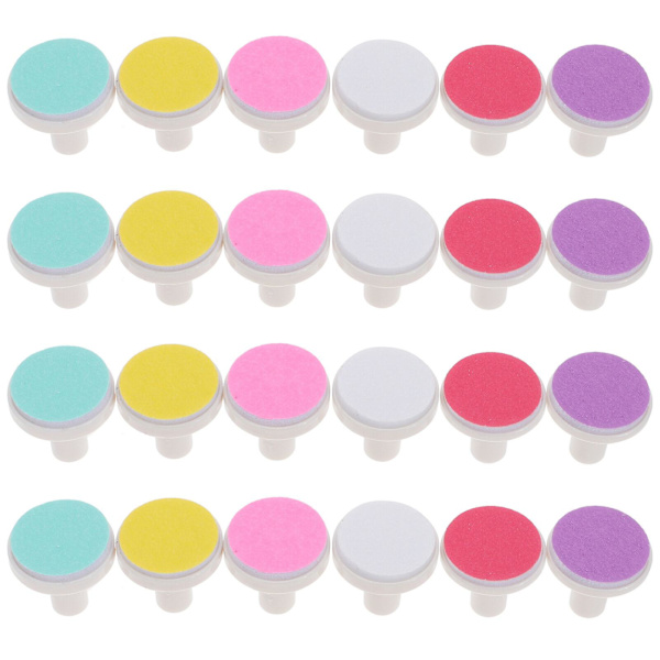 24 stk. Baby Neglefil Pads Udskiftningspuder Elektrisk Baby Negle Slibehoveder