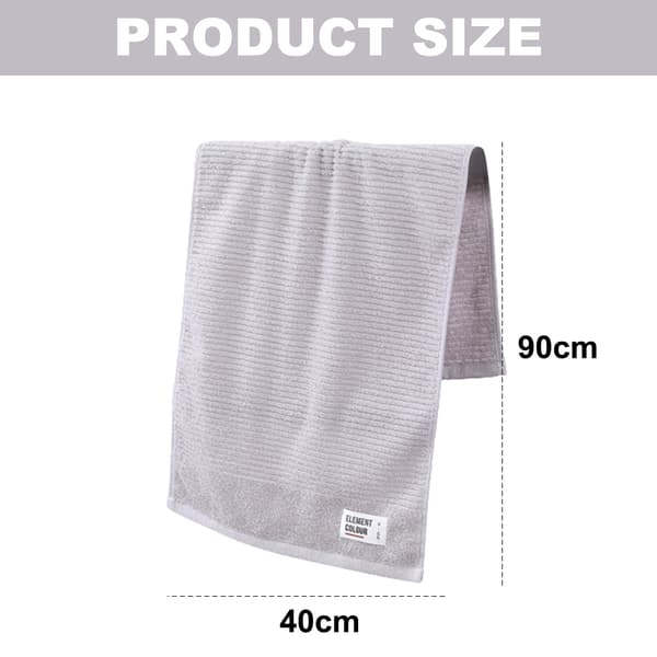 Håndklæde 40x90 Cm Badehåndklæde Sæt grey