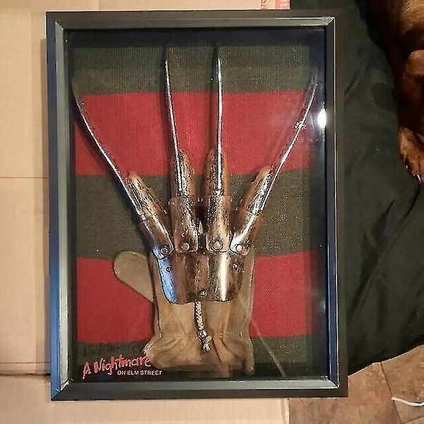 Freddy Krueger A Nightmare On Elm Street Hanske og genser Display Festrekvisitter For