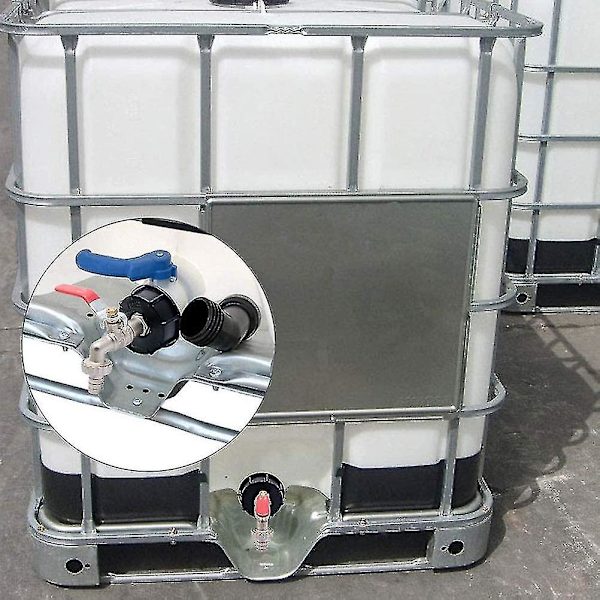 Vedenkeräyssäiliön hana, 1000l IBC-sovitin IBC-säiliön sovitin
