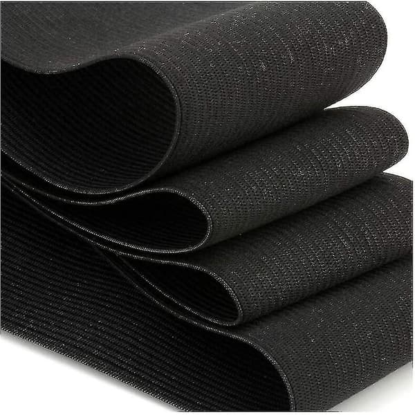 Elastisk bånd 5 meter 40 mm bred sort