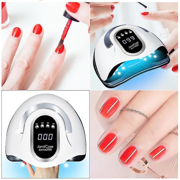 66leds UV LED-nagellampa för torkning av nagelgelpoleringstork Manikyr Salong 66 LEDs EU Plug