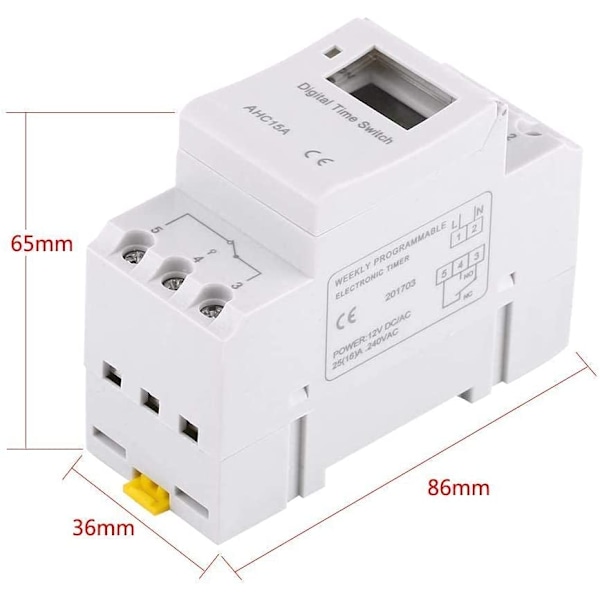 LCD Digital Timer, Programmerbar Digital Timer med LCD-Display