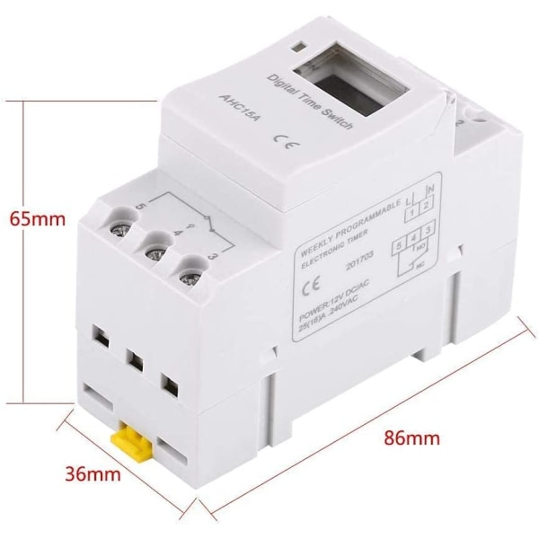 LCD Digital Timer, Programmerbar Digital Timer med LCD-Skjerm