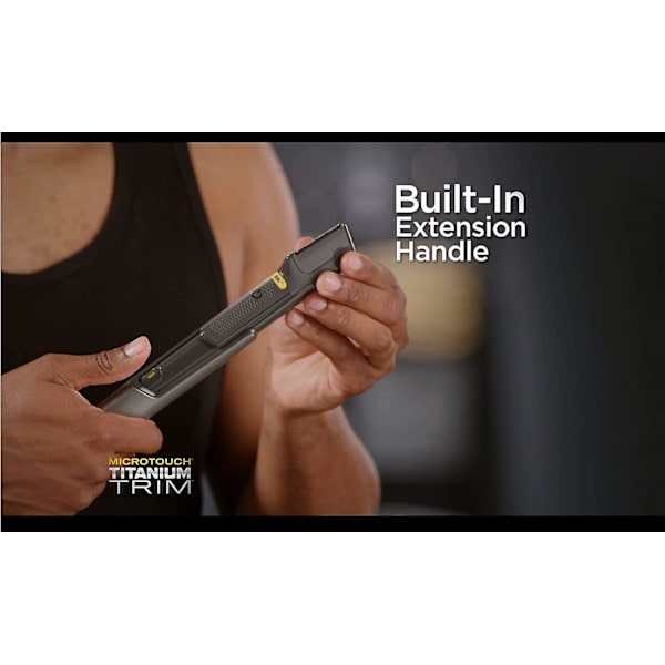 Usb-drevet opplyst hårklippingsverktøy og kroppspleiesett - Microtouch Titanium Trim