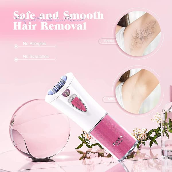 Hårfjerning, Smooth Glide Epilator, Bærbar trådløs barbermaskin, Ansiktshårbarberer