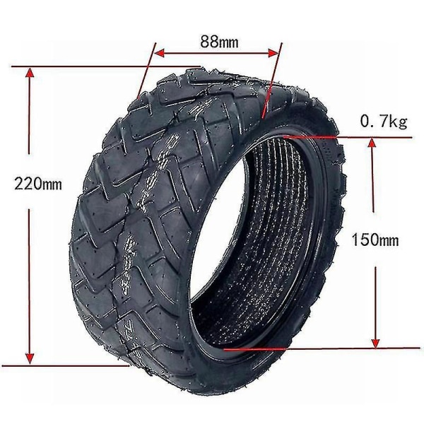 80/60-6 Tubeless Tire For New Electric Scooter Mini Kibe Avt