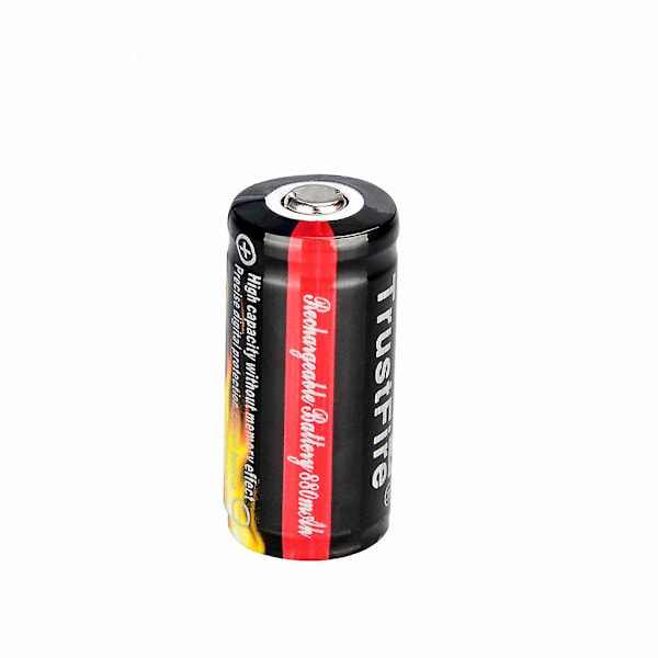 2 st 16340 Li-ion Uppladdningsbart Batteri 2800mAh CR123A 3.7V