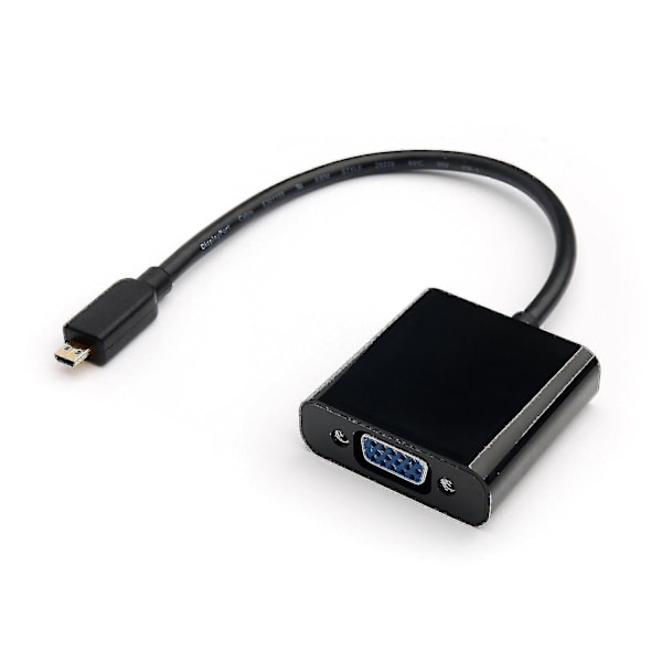 Micro Hdmi til Vga-konverter Micro Hdmi til Vga videokonverteringskabel 1080p 0,2m2pack