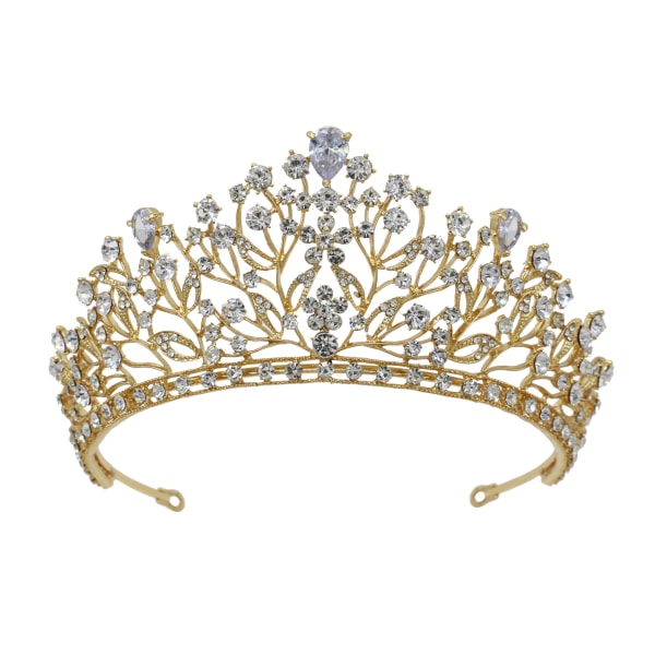 Kroner for kvinner Rhinestone bryllup tiara for bruden bursdag pannebånd