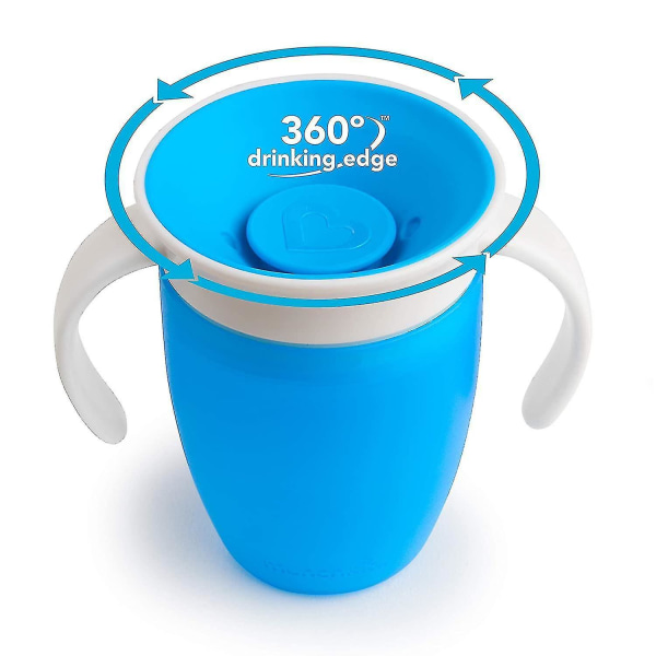 Miracle 360 Träningsplast för Barn, Grön och Blå 207ml 2-pack
