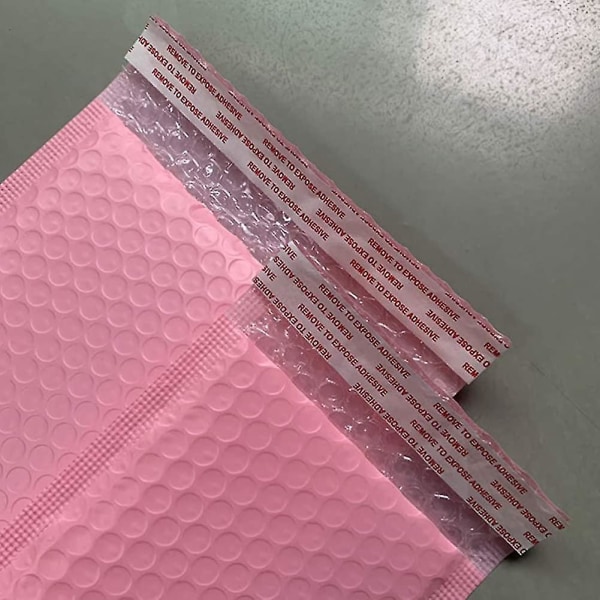 50 stk. Pink Bubble Mailers Bubble Wrap Pouches Self-Seal Bubble Pouch Bags