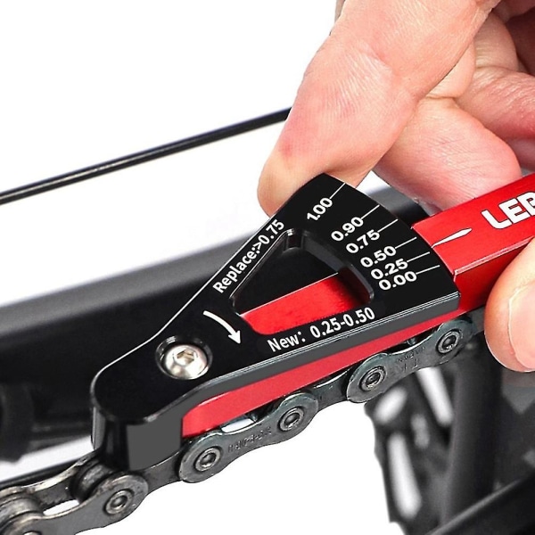 Cykelkædeslidindikator Værktøjskædetjeksæt Multi-f