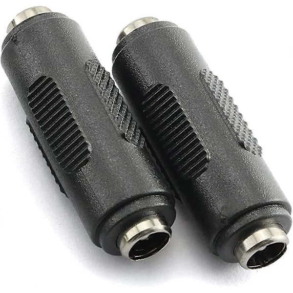 3 stk DC 5,5x2,1 mm Hunn til Hunn Strømkontakt, Hunn til Hunn Koblingsadapter for CCTV