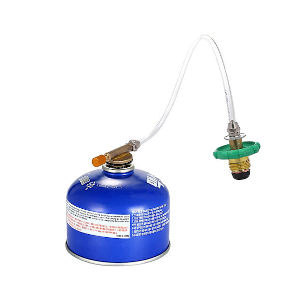 Campingspis Propangas Påfyllningsadapter Platt Cylinder Tank Koppling Flaska Adapter