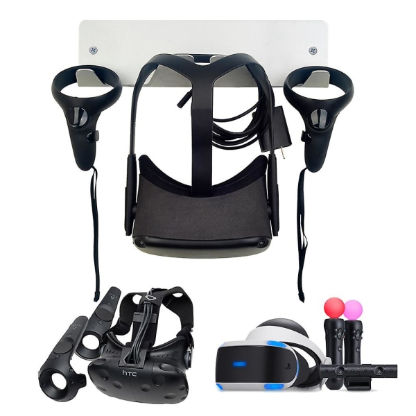 1 set universell väggmonterad förvaringsställ hållare fäste för Oculus Rift-s Quest Htc Vive Playstation Vr-headset