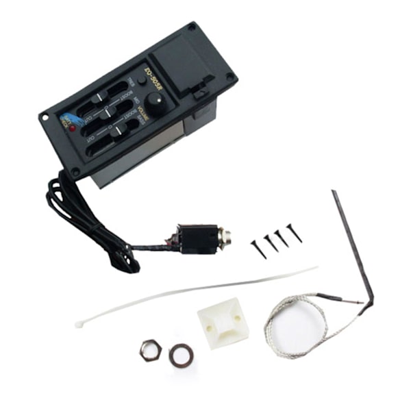 3-bands EQ för gitarrförförstärkare Piezo för Ovation Oud akustiska gitarrer Eq-505 delar