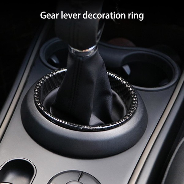 Auton vaihteenvalitsimen paneelin rengaskuoren koristeet Hatchback F54 F55 F56 F57 F60 2014-2021