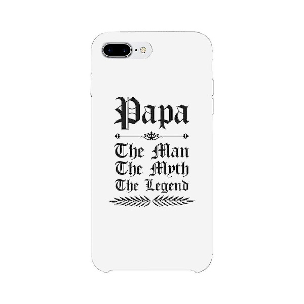 Vintage Gothic Papa Fodral Telefonfodral White