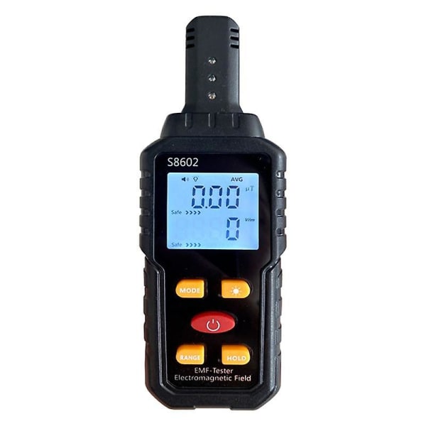 3-i-1 stråldosimeterräknare Geiger EMF-mätare Automatiskt larm Realtidsmätning Strålningsdetektor
