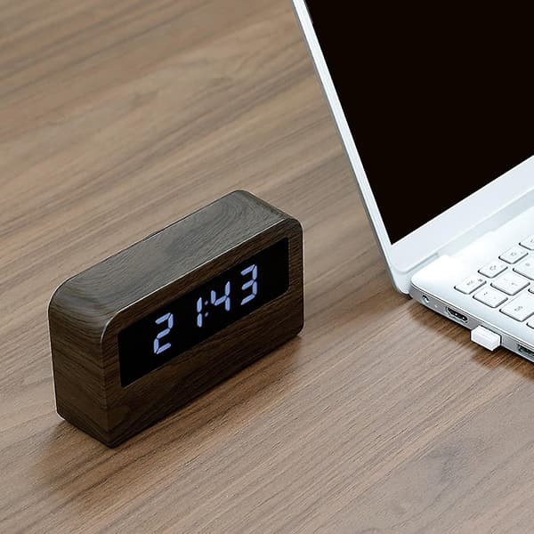 Digital väckarklocka, digital klocka med stor skärm, LED-sängar