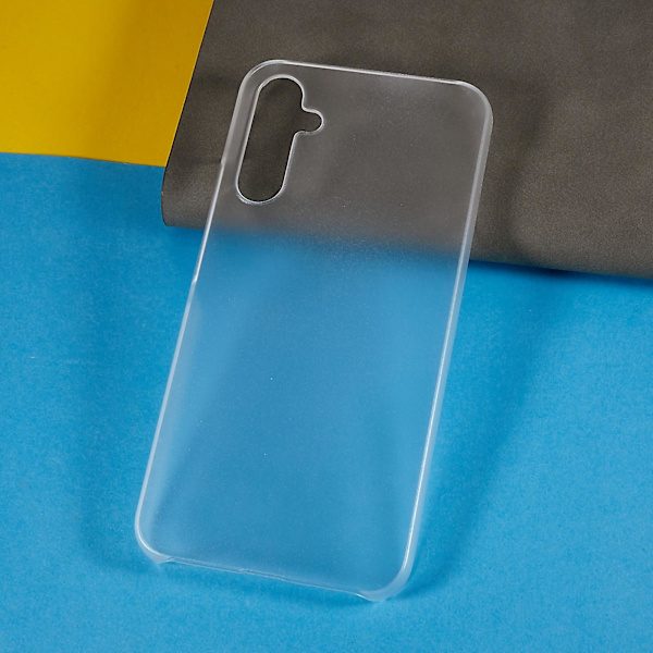 Samsung Galaxy A34 5g Smartphone Skal Hårdplast Gummibelagd Blank Telefonfodral Mobiltelefonsskydd Transparent