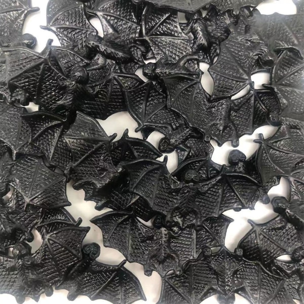 20 st Halloween fladdermus dekorationer 3d fladdermus väggdekaler Halloween väggdekor black