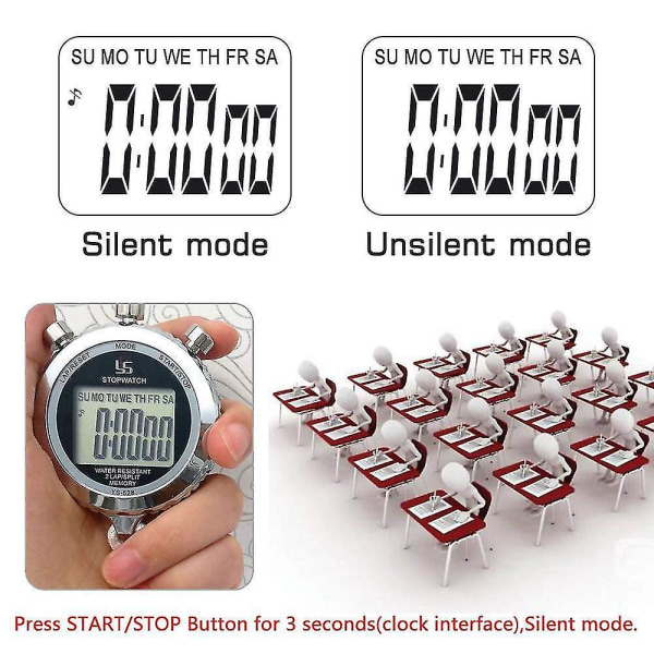 Stoppur Split Memory Stoppur Digital Stoppur Timer