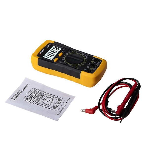 Digital LCD Voltmeter Ammeter Ohmmeter Multimeter Volt AC DC Tester Meter