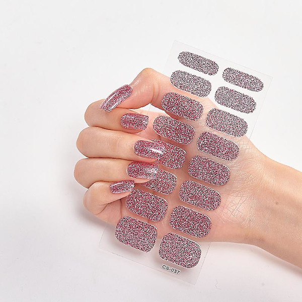 6 ark nagelklistermärken Full Wrap nagelklistermärken Självhäftande nagelklistermärken Manikyrtillbehör