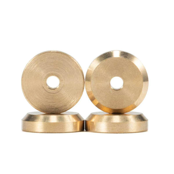 4mm Stålaxlar Mässingsvikter Bredda Hjulnav Set För 1/24 Axial Scx24 Uppgradering Delar