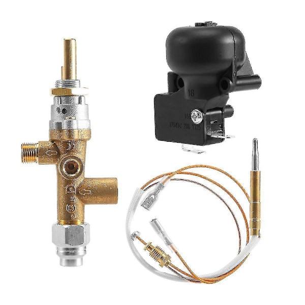 Gasol Patio Värmare Kontrollventil Termoelement Sensor Dump Switch Knopp Propangas Eldstad Kontroll Säkerhet