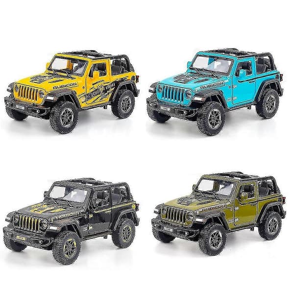 Bilmodel 1/20 Off Road Model Legetøjsbil Legering Støbt Simulation Lyd Lys Træk Tilbage Off-road Legetøj Køretøj