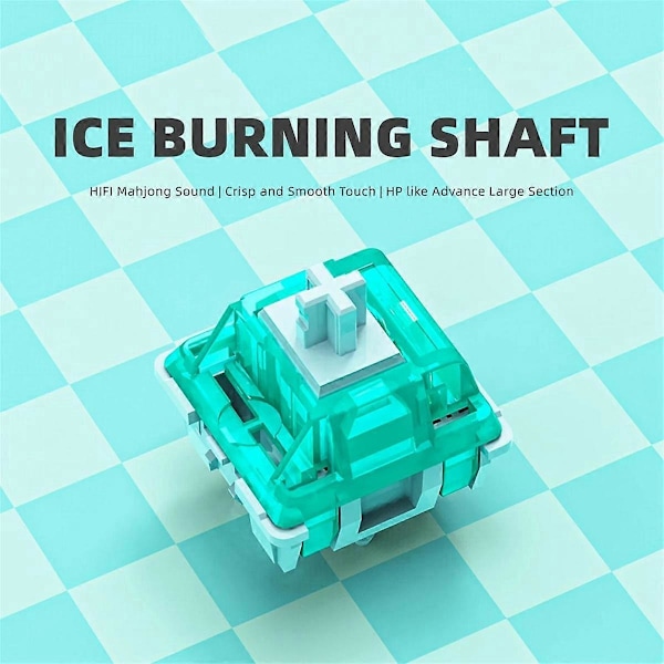 70 st F.S Ice Burning Shaft Switches 5 Pin Advance Stor Paragrafaxel för DIY Gaming Mekaniskt Tangentbord