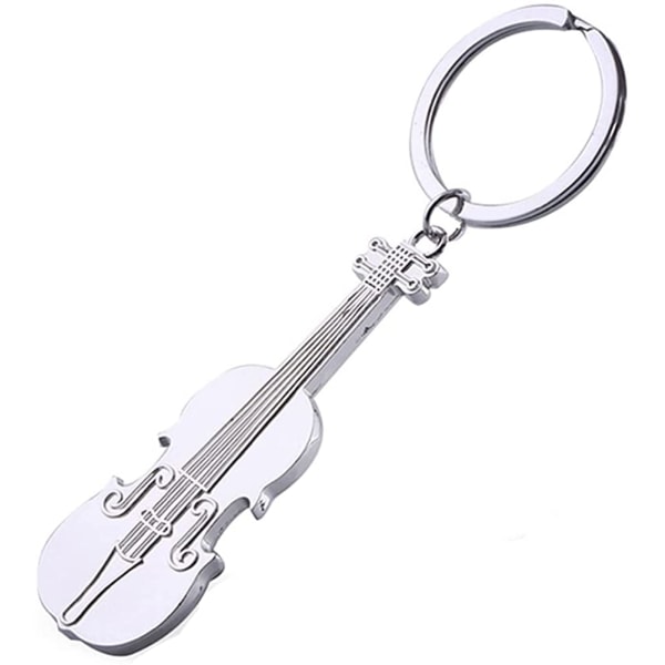 Musik violin nyckelring gåva flicka dam fiol musik kreativ gåva musik par nyckelring musik gåva