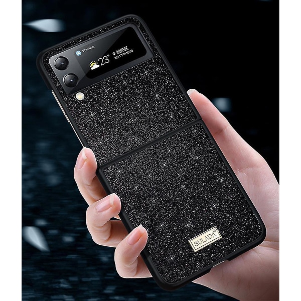 Veske kompatibelt Samsung Galaxy Z Flip 5 Luxury Glitter Star Bakdeksel for Z Flip 5 for kvinner