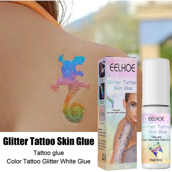 Eelhoe Glitter Tattoo Iholiima Kasvomaalaus silmämeikki Glitter Glitt