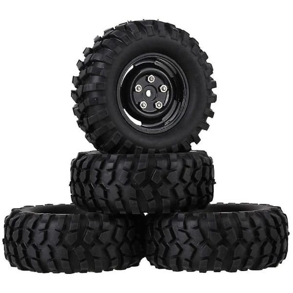 4 st 96mm 1,9 tum 12mm Hex Hjulfälgar och Däck för 1/10 RC Crawler Bil Redcat Traxxas Trx4 A