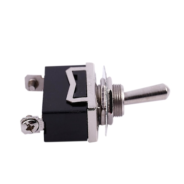 5 stk 12v Heavy Duty Toggle Flick Switch På/av Bil Dash Lys Metall Spst 12 Volt