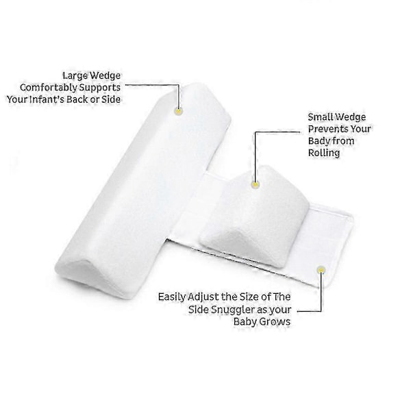 Nyfødt Baby Stylingpute, Anti-velte Side Sovende Pute, Baby Posisjoneringspute 0-6 Måneder hwy